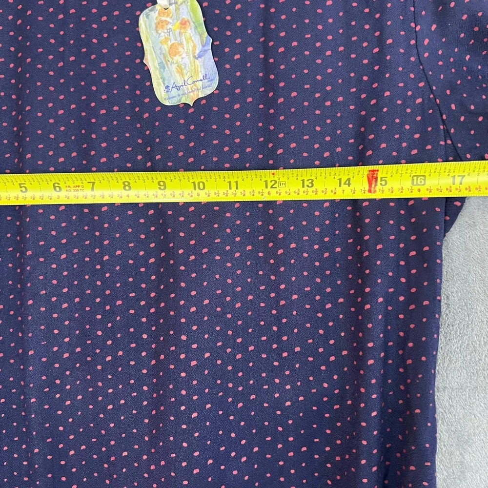 NWT April Cornell Michelle Reversible Short Dress Womens M Cottagecore